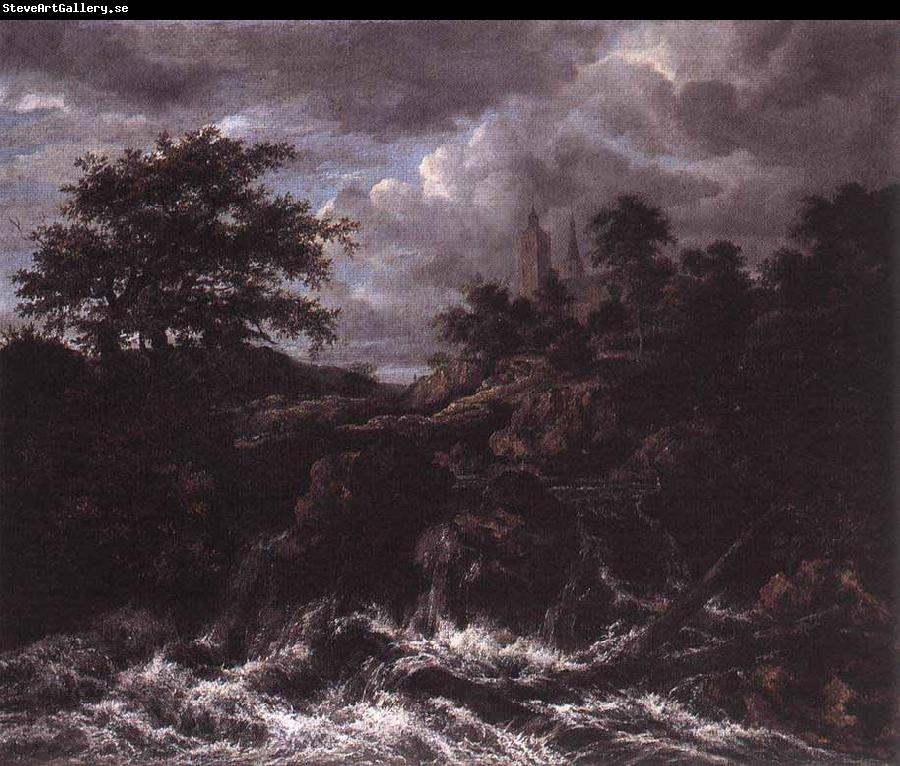 Jacob Isaacksz. van Ruisdael Waterfall by a Church